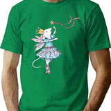 Angelina Ballerina T-Shirt - Retro Graphic Tee for Men & Women - Green