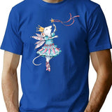 Angelina Ballerina T-Shirt - Retro Graphic Tee for Men & Women - Blue