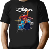 Animal Drum - Funny Drums Drumming T-Shirt - Black