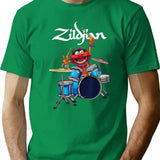 Animal Drum - Funny Drums Drumming T-Shirt - Green