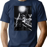 Animal Instinct - Mouse Noir T-Shirt - Retro Graphic Tee for Men & Women - Navy