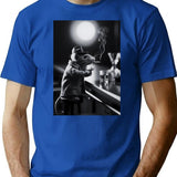 Animal Instinct - Mouse Noir T-Shirt - Retro Graphic Tee for Men & Women - Blue