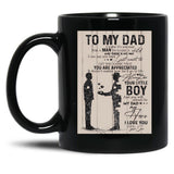 Anime And Manga Black Coffee Mug