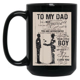 Anime And Manga Black Coffee Mug