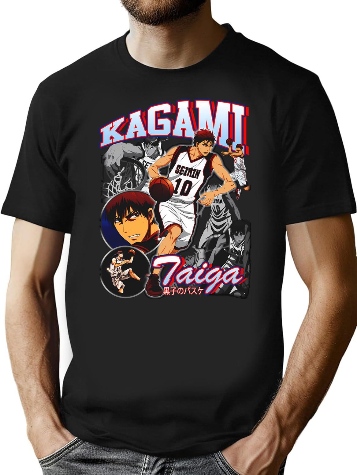 Anime Bootleg Vintage - Kagami Taiga T-Shirt - Black