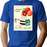 Another Candle Birthday Happy Christmas Weird Prank Meme Funny (1) T-Shirt - Blue