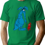 Ant And Aardvark (1) T-Shirt - Retro Graphic Tee for Men & Women - Green