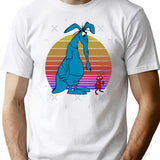 Ant And Aardvark T-Shirt - Retro Graphic Tee for Men & Women - White
