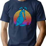 Ant And Aardvark T-Shirt - Retro Graphic Tee for Men & Women - Navy