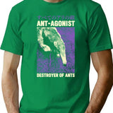 Antagonist Anteater Japanese T-Shirt - Retro Graphic Tee for Men & Women - Green
