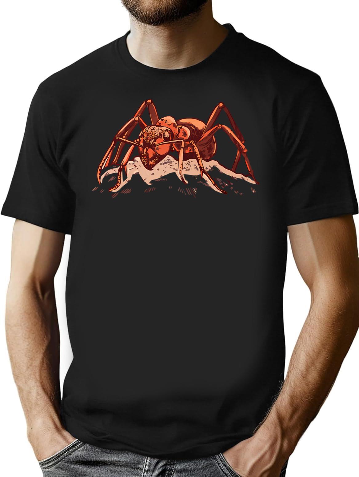 Ants T-Shirt - Retro Graphic Tee for Men & Women - Black