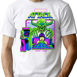 Anxiety Attack T-Shirt - Retro Graphic Tee for Men & Women - White