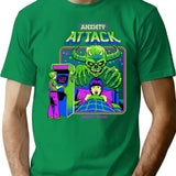 Anxiety Attack T-Shirt - Retro Graphic Tee for Men & Women - Green