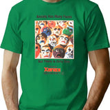 Anxiety Has Many Faces T-Shirt - Retro Graphic Tee for Men & Women - Green