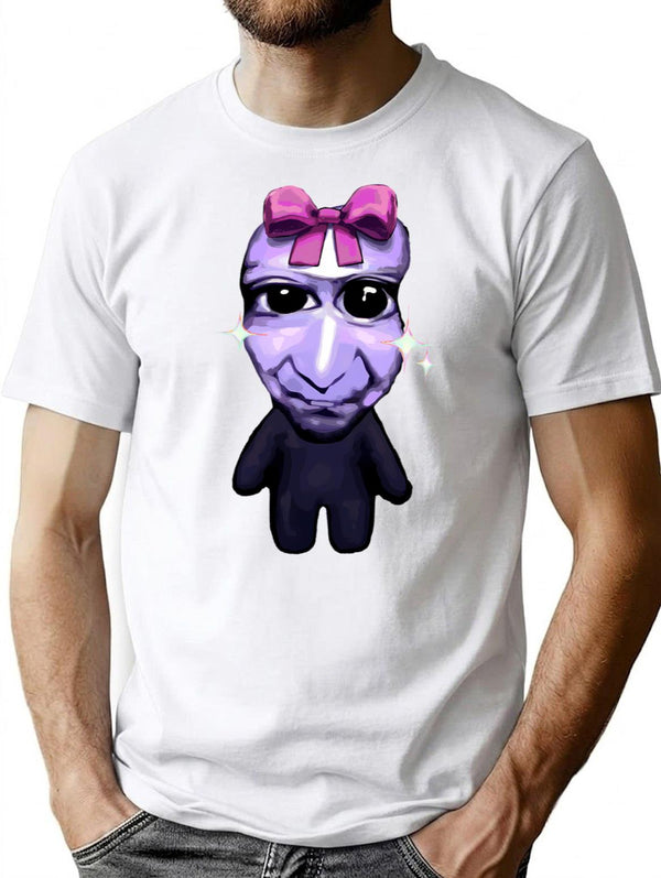 Ao Oni Kawaii T-Shirt - Retro Graphic Tee for Men & Women - White