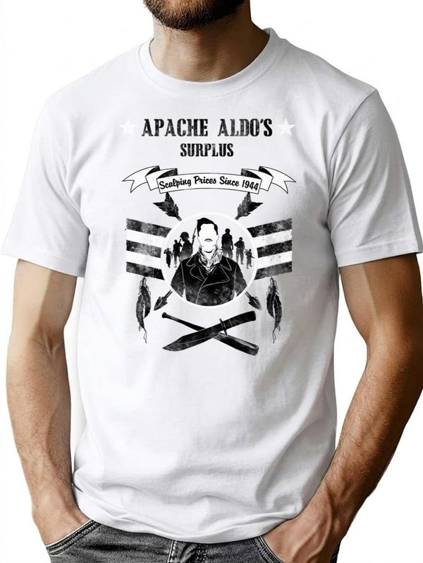 Apache Aldo's Surplus Store- Inglourious Basterds T-Shirt - White