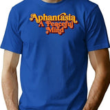 Aphantasia - A Peaceful Mind Retro Vintage Aphantasia T-Shirt - Blue