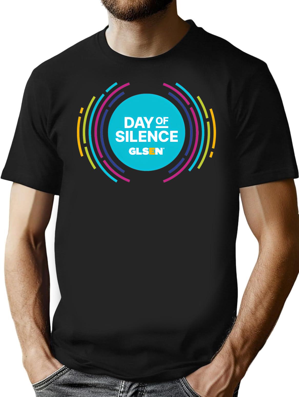 April 23rd National Day Of Silence Graphic Glsen T-Shirt - Black