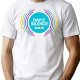 April 23rd National Day Of Silence Graphic Glsen T-Shirt - White