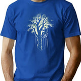 Arborist Tree Climber Vintage Trimmer Art T-Shirt - Blue