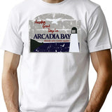 Arcadia Bay T-Shirt - Retro Graphic Tee for Men & Women - White