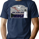 Arcadia Bay T-Shirt - Retro Graphic Tee for Men & Women - Navy