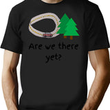 Are We There Yet (1) T-Shirt - Retro Graphic Tee for Men & Women - Black