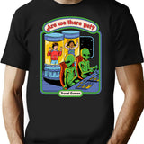 Are We There Yet T-Shirt - Retro Graphic Tee for Men & Women - Black