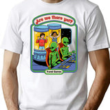 Are We There Yet T-Shirt - Retro Graphic Tee for Men & Women - White