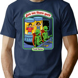Are We There Yet T-Shirt - Retro Graphic Tee for Men & Women - Navy