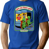 Are We There Yet T-Shirt - Retro Graphic Tee for Men & Women - Blue