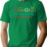 Are You Staring At My Putt Funny Sarcasm T-Shirt - Green