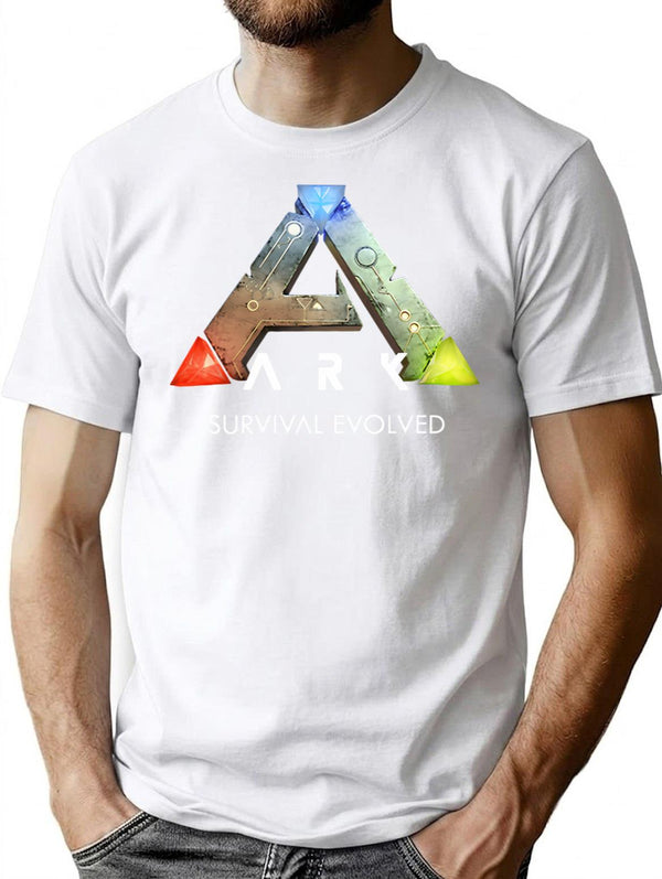 Ark Survival Evolved ( Black ) T-Shirt - White