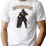 Armour Of God T-Shirt - Retro Graphic Tee for Men & Women - White