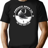 Arrakis Spice Company T-Shirt - Retro Graphic Tee for Men & Women - Black