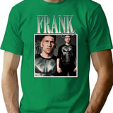 Art Frank Castle Vintage Retro T-Shirt - Retro Graphic Casual Tee - Green