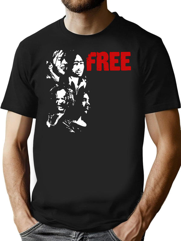 Art Free Funny Gifts Boys Girls Vintage T-Shirt - Black
