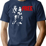 Art Free Funny Gifts Boys Girls Vintage T-Shirt - Navy