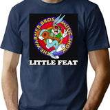 Art Little Feat Women Men T-Shirt - Retro Graphic Tee for Men & Women - Navy