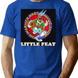 Art Little Feat Women Men T-Shirt - Retro Graphic Tee for Men & Women - Blue
