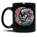 Art Mommy Dearest Black Coffee Mug, Gift Coffee Mug