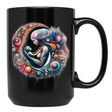 Art Mommy Dearest Black Coffee Mug, Gift Coffee Mug - Black