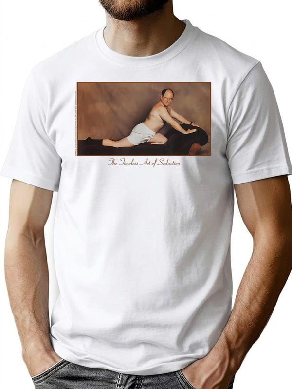 Art Of Seduction T-Shirt - Retro Graphic Tee for Men & Women - White