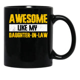 As Amazing As My Daughter-In-Law Black Coffee Mug - Black