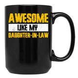 As Amazing As My Daughter-In-Law Black Coffee Mug - Black