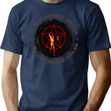 Assumed Control Starman T-Shirt - Retro Graphic Tee for Men & Women - Navy