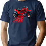Atc 1981 250R T-Shirt for Men & Women, T-Shirts Graphic Tee - Navy