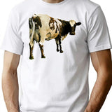 Atom Heart Mother Classic T Shirt - Retro Graphic Tee for Men & Women - White