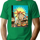 Attack Of The Octopus (in Nyc) T-Shirt - Green