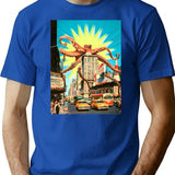 Attack Of The Octopus (in Nyc) T-Shirt - Blue